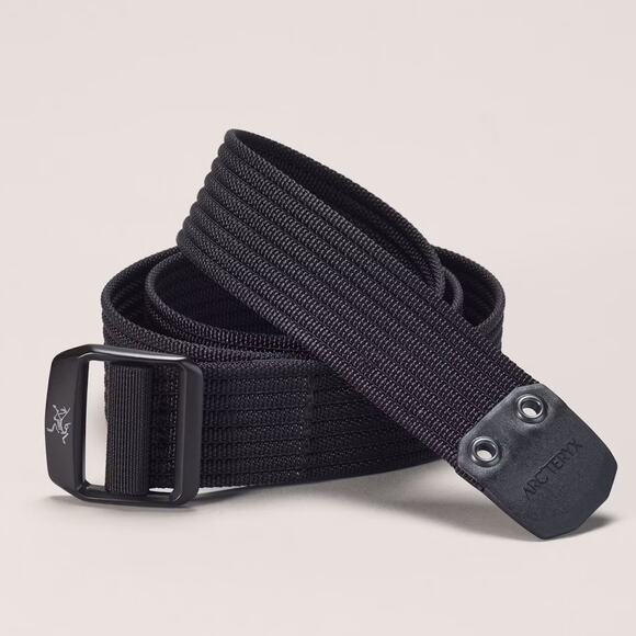 Arc'teryx Conveyor Wider Heavy-Duty Webbing Belt Silver Metal Buckle Large NWOT - Picture 1 of 5